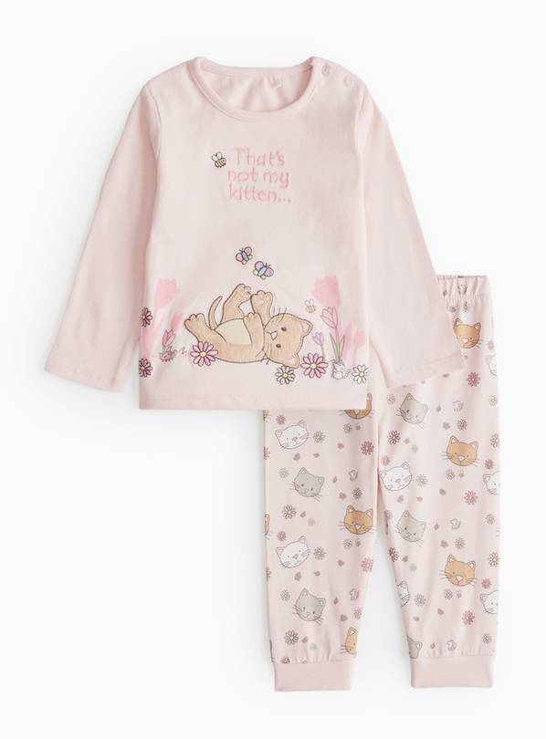 That's Not My Kitten.. Print Pink Pyjamas 9-12 months